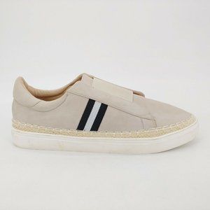 CCOCCI Womens Marcus Faux Leather Slip On Jute Sneaker Elastic‎ Inset Beige 8.5